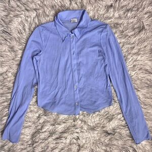 Wilfred ‘Pose’ Waist Longsleeve - Soft Iris